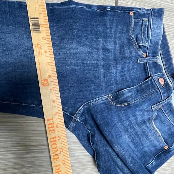 streetwear Banana Republic skinny jeans sz 28R rise medium wash stretch denim - Picture 9 of 12